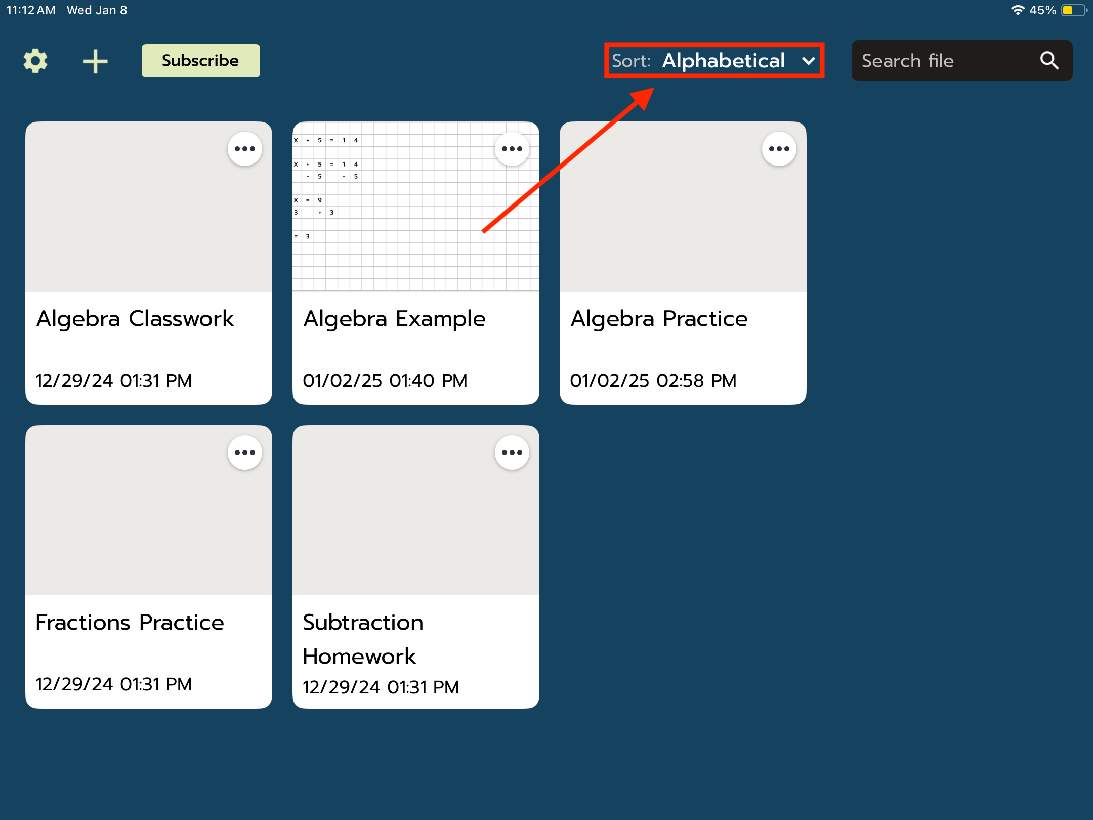 sort by dropdown menu.PNG